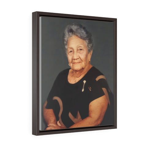 Vertical Framed Premium Gallery Wrap Canvas