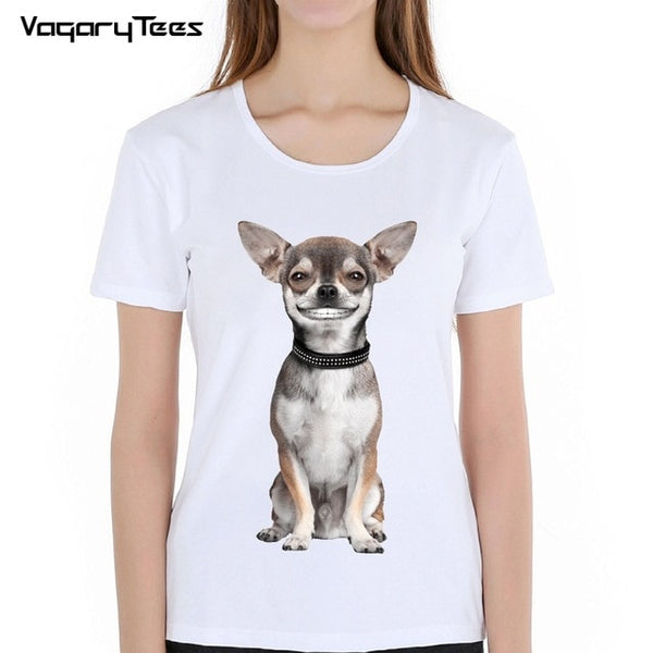 Cute 3D Dog Print T-Shir
