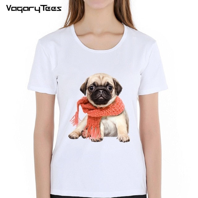 Cute 3D Dog Print T-Shir