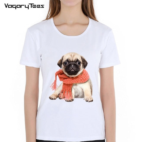 Cute 3D Dog Print T-Shir